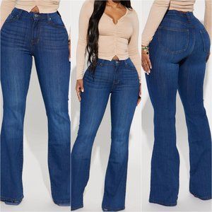 FN Sensational Stretch Flare Jean - Dark Wash